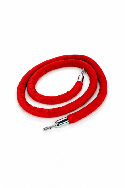 8ft red velour rope rental chicago