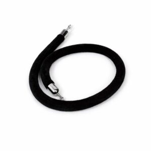6ft Black Velour Rope