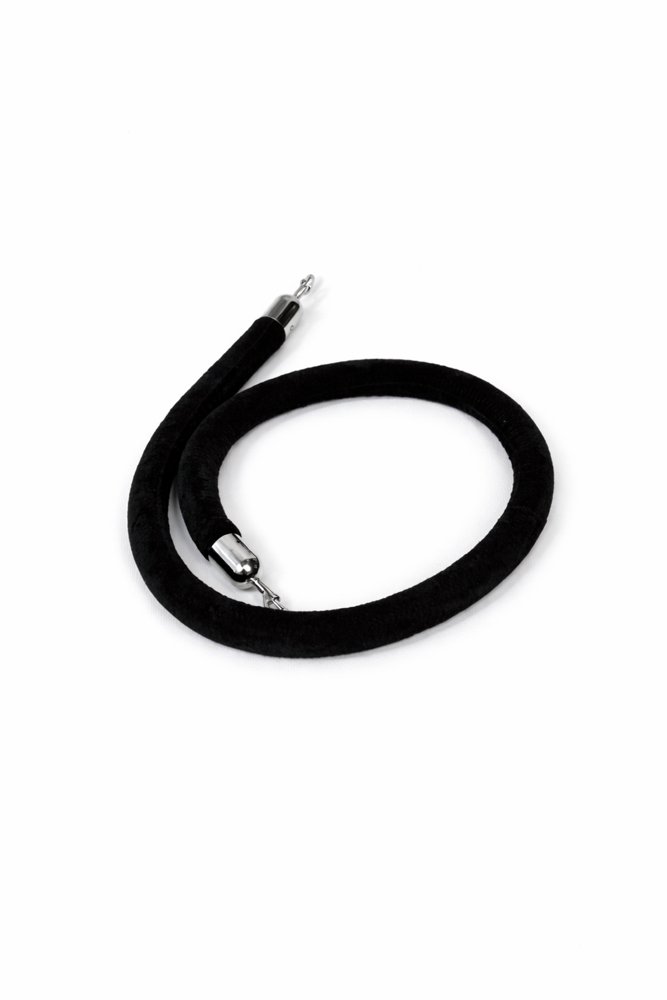 6ft Black Velour Rope