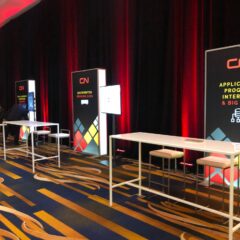 Corporate Event Furniture Rental Chicago: How to Plan High-Impact Events That Actually Work 2 Custom Branding walls at a corporate event