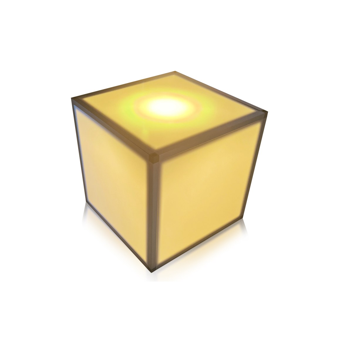 Super LED Cube illuminated amber